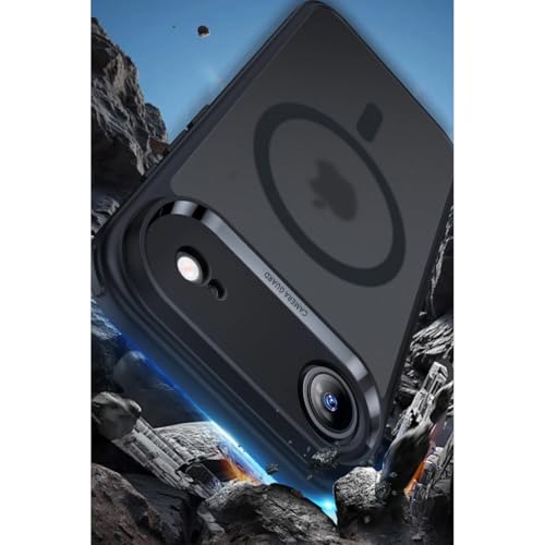 Image of ESR for iPhone Air Case, Camera Control Cover, Compatible with MagSafe Accessories, TPU for iPhone 17 Air Case, Military-Grade Protection, Shock-Absorbing Corners, Hybrid Series, Frosted Black