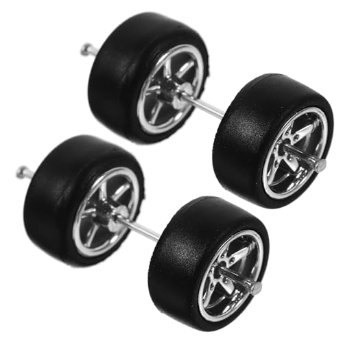 FELTECHELECTR 1Set Replaceable Toy Car Wheels and Tires for Kids Compatible Toddlers and Toys Ideal Toy Car Accessories for Fun Playtime