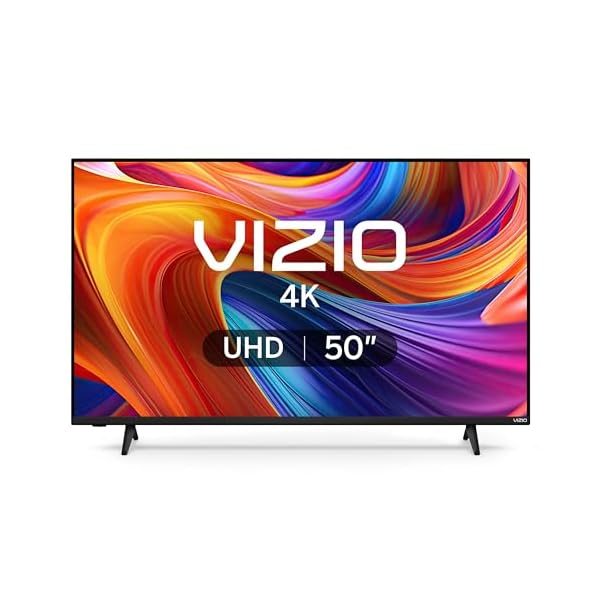 VIZIO 50″ 4K Resolution HDR Smart TV, Dolby Vision HDR/HDR10+, WiFi 6 – (Renewed)