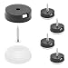 Produktbild Wagner QuickClick® Stoppgleiter Möbelgleiter Stuhlgleiter 4er-Set zum Anschrauben - 4X Basis+Schraube+Gleiteinsatz rutschhemmend austauschbar - STOPP - Durchmesser Ø 20 mm - Made in DE - 15804100