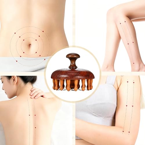 Image of Hair Massager Head Massager, Scalp Massage Tool with 28 Teeth, Stress Relief and Hair Care for Daily Use, Portable Design for Home and Travel
