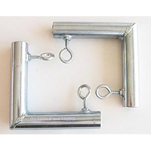 Golden Valley Tools Tarps 2pc 34 2 Way L Corner Canopy Fitting FLA Fits 34 EMT Pipe That has an Outer Diameter of 1516