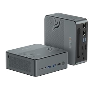 BOSGAME M2 Mini PC Gaming, AMD Ryzen 9 7940HS (up to 5.2GHz) 32GB DDR5 1TB PCIe4.0 SSD Mini Computer, Mini PC Windows 11 Pro 4K Display HDMI+DP+2×USB4, 2.5G Dual LAN, WiFi 6, BT5.2