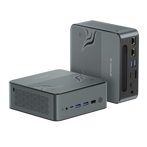 BOSGAME M2 Mini PC Gaming, AMD Ryzen 9 7940HS (up to 5.2GHz) 32GB DDR5 1TB PCIe4.0 SSD Mini Computer, Mini PC Windows 11 Pro 4K Display HDMI+DP+2×USB4, 2.5G Dual LAN, WiFi 6, BT5.2