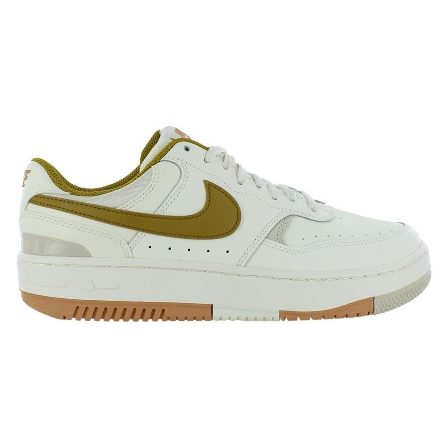 Image of Nike Gamma Force Womens Shoes Size 6.5, Color: Sail /Bronzine /Light Orewood Brown-White