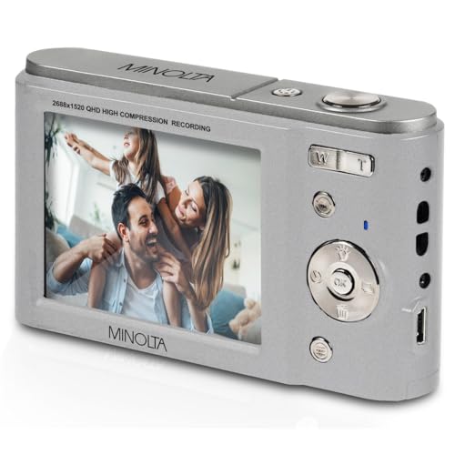Minolta MND20 Cámara Digital 44 MP 2.7K Ultra HD Plata miniatura 4