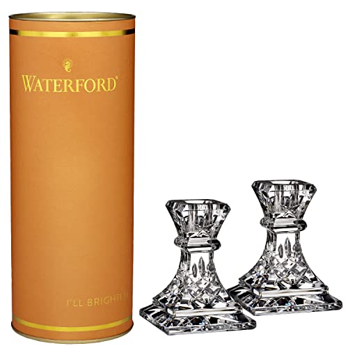 Waterford Giftology Lismore Candlestick Pair