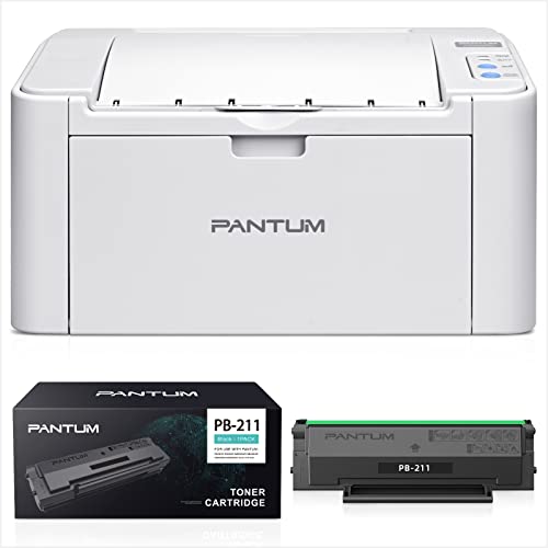 Laser Wireless Printer Black and White Mobile Printing Pantum P2502W, Pantum PB-211 Toner Cartridge Standard Yield 1500 Pages