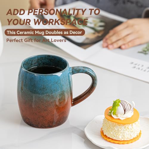 Taza de cerámica 22 oz con asa ergonómica miniatura 4