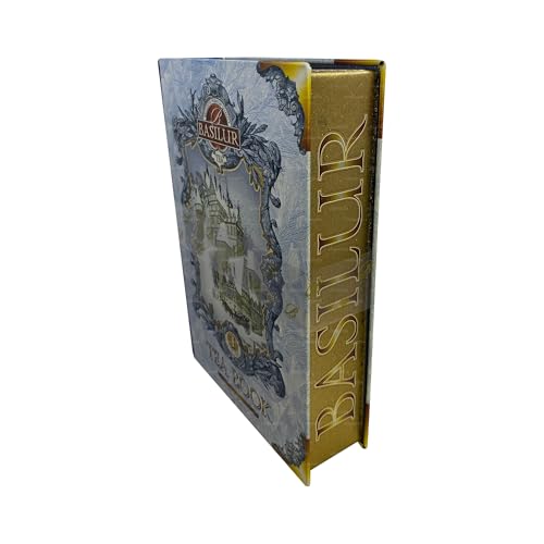 Basilur, Tea Book Collection, 100% Pure Ceylon Tea, Book Volume 1, Collectable Metal Caddy