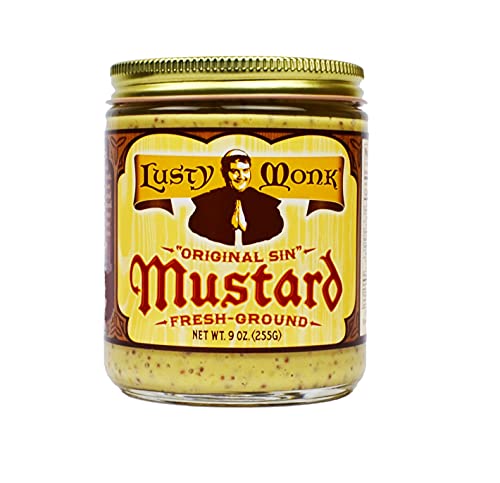 Lusty Monk Original Sin Mustard, 9 oz. (3 pack)