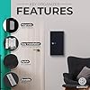 Original Blueprint Faraday Box for Car Keys - Wall Mounted with Security Lock - RFID Signal Blocking Anti Theft Key Box - Magnetic Closure - PU Leather (Black) XL #3