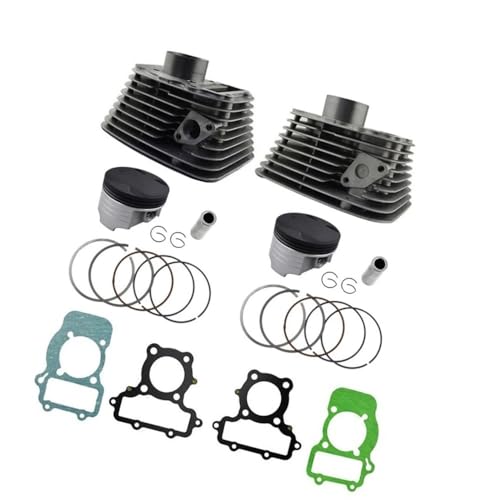 Kit cylindre moto XV250 49mm complet avec piston et joints pour moteur avant ou arrière