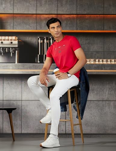 Image of Pepe Jeans Men T-Shirt|Cotton|Slim Fit