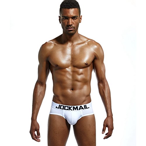 JOCKMAIL 3PCS/Pack Men's Briefs Mens Underwear Mens Cotton Briefs Comfort and Soft Mens Low Rise Briefs Underwear3