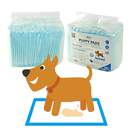 SMELL & SMILE Empapadores Desechables Perros Gatos Toallitas de Entrenamiento para Mascotas empapadores para Perros (60x60cm 50pcs)