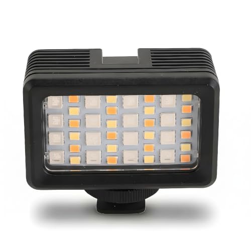 Luz de video RGB con 40 cuentas LED potentes y temperatura ajustable 2500-9000K