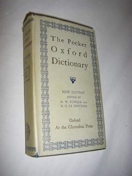 Hardcover The Pocket Oxford Dictionary Of Current English [German] Book