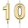 10th Birthday Candles Cake Numeral Candles Happy Birthday Cake Candles Topper Decoration for Birthday Wedding Anniversary Celebration Supplies (Blue)