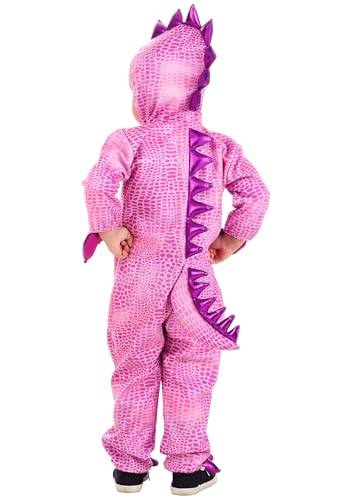 Disfraz Infantil Niña T-Rex Rosa 18 Meses miniatura 3