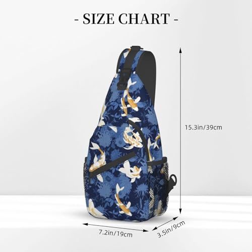 Goldfish Crossbody Bag Fish Shoulder Bag Backpack Cute Sling Bag Funny Chest Casual Daypack for Outdoor3