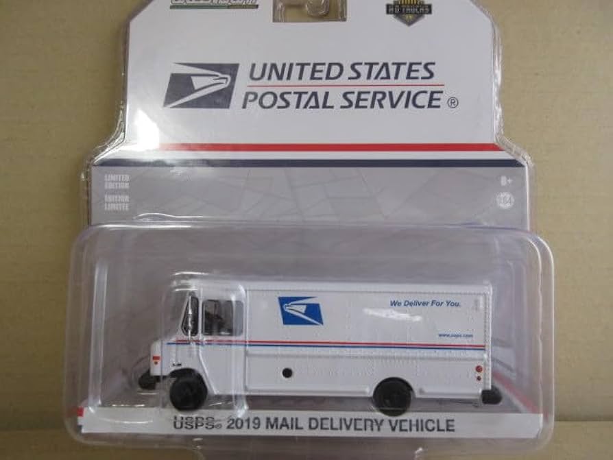 グリーンライトユナイテッド・ポスタル・サービス(USPS) グリーンライト 1/64 アメリカ郵便 デリバリーバン USPS
