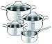 Tefal A702A8 Intuition Edelstahl Kochtopf-Set 7-Teilig | Geeignet für alle Herdarten | Messskala an Topfinnenseite | Induktionsgeeignet | Spülmaschinengeeignet | Backofengeeignet