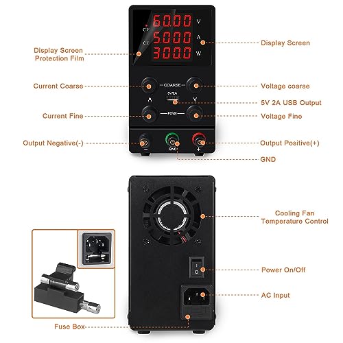 Alimentation CC réglable 5V 30A pour banc de laboratoire avec régulateur stabilisé - 2