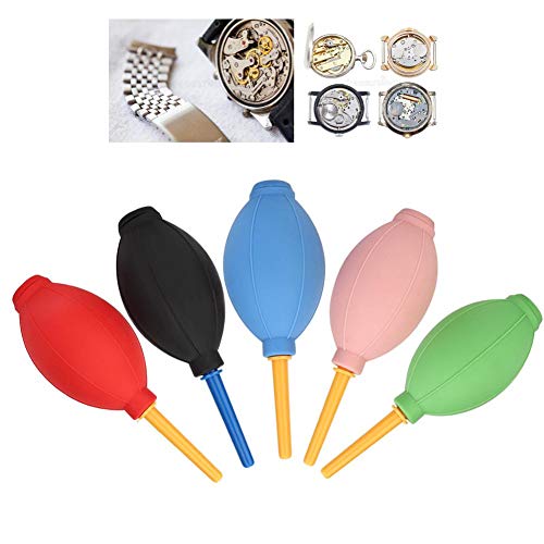 5 pezzi soffiante aria compressa, aspirapolvere in gomma aspirapolvere pompa soffiante per fotocamere digitali telefoni tastiera strumenti per la pulizia della polvere spolverino