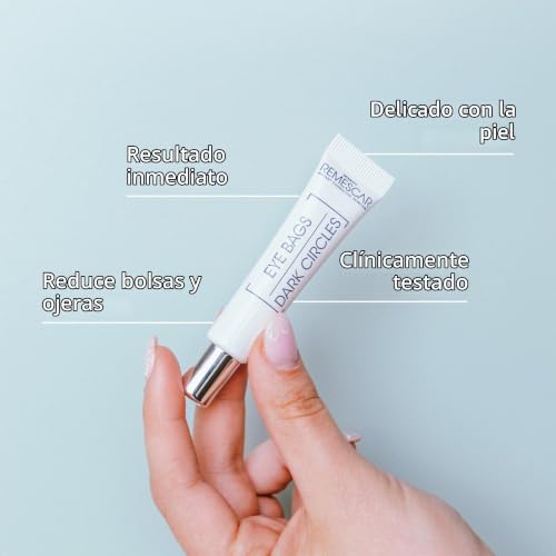 Remescar Bolsas y Ojeras + Párpados Caídos – Tratamiento Ojos Efecto Inmediato – Reduce Bolsas, Ojeras y Párpados Caídos – Crema Contorno de Ojos para Hombre y Mujer