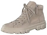Paul Green Damen SUPER Soft Hightop-Sneaker, Frauen Schnürstiefeletten,Booties,halbstiefel,Kurzstiefel,uebergangsschuhe,Beige (Almond),38 EU / 5 UK