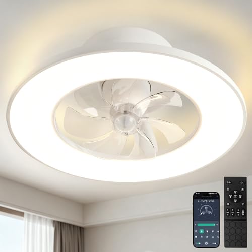 SUKITEN �V�[�����O�t�@�����C�g 8-12��y��ʐϏƖ��E�啗�ʁz���t��] ��U�� 5500LM LED �V���@ �T�[�L�����[�^�[ DC���[�^�[ �ȃG�l �É� �������F 6�i�K���� �������[/�^�C�}�[�@�\ APP���� 2.4G�����R���t�� 90m