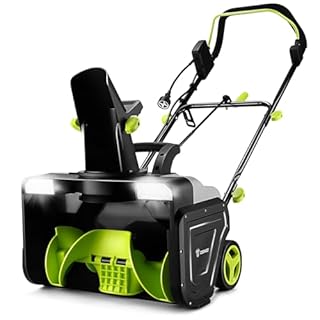 Snow Blower:15A Motor, 20-Inch Electric Snow Blower, Electric Snow Shovel with 25ft Throwing Distance, Dual LED Lights, 3300rpm Snow Thrower DEKOPRO