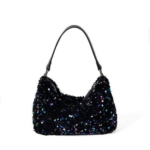 Waiyqju グリッター レディース ハンドバッグ ラグジュアリー