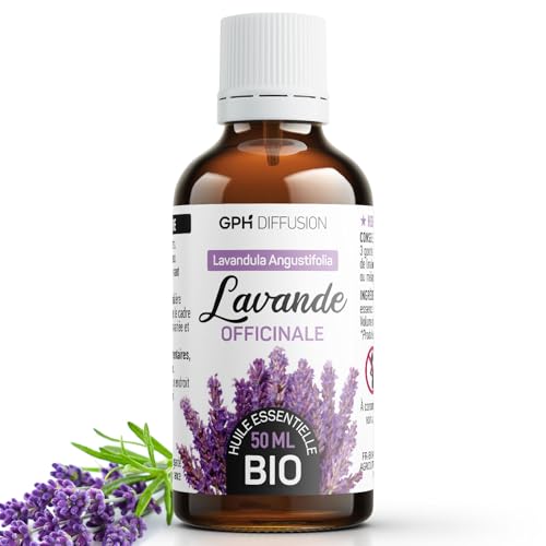 Lavande officinale bio en huile essentielle 50 ml pour diffuseur de maison