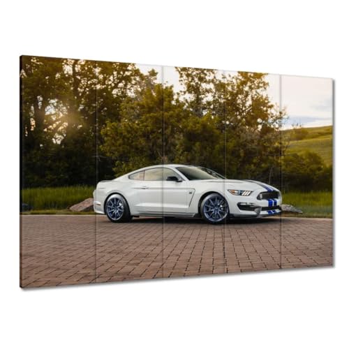 Peinture imprimée sur toile voiture de sport décoration murale XXL