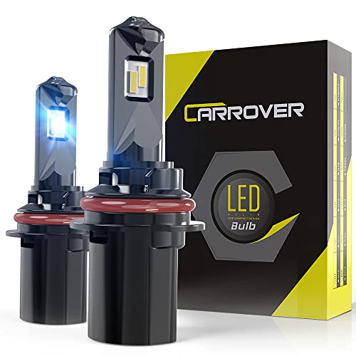 Car Rover 9004 Hb1 Led Headlight Bulb, 300% Brighter 12000Lumens 6000K High Low Beam Conversion Kit (Pack Of 2) #TOP9