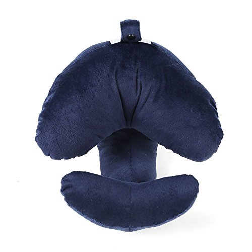 Preisvergleich Produktbild ELENKER Reisekissen Kinn- und Halsstütze Nackenkissen, inkl. Tragetasche, Blau