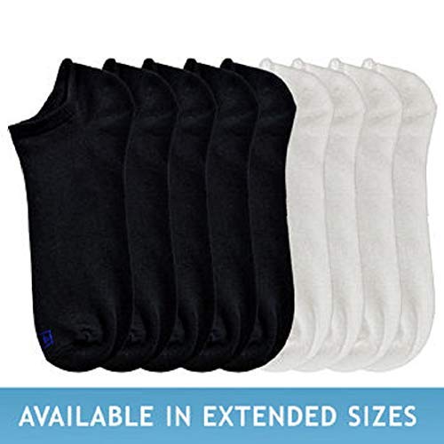 K. Bell SocksK. Bell Women's 10 Pack Fashion No Show Liner Socks, EXTENDED SIZE 8-12