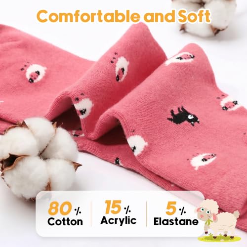 Image of Chalier Funny Socks for Women, Fun Cute Cat Dog Animal Socks Gifts, ColorC