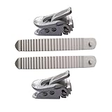 UP100 1 juego de piezas de encuadernación de snowboard, 2 hebillas de trinquete y 2 correas de escalera para sistema de fijación de lengüeta de dedos de snowboard
