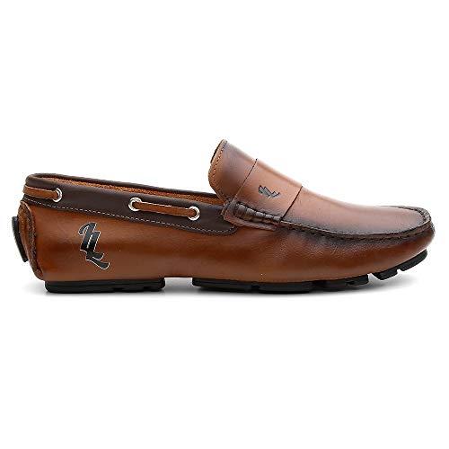 Sapato Casual Couro Mocassim - Whisky - 41