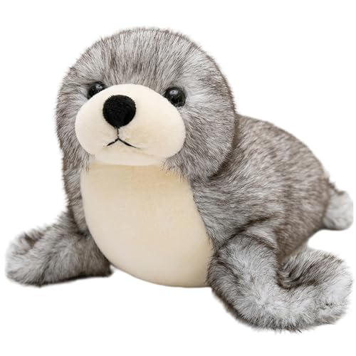 Peluche d'otaries réaliste de 30 cm, le cadeau parfait pour enfants