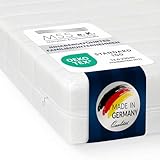 MSS e.K. Flex Kaltschaummatratze 100 x 200 cm wendbar H2 H3 | 7-Zonen | 12 cm hoch | ergonomisch druckentlastend punktelastisch atmungsaktiv | Oeko-Tex Standard 100 Zertifiziert | Made in Germany