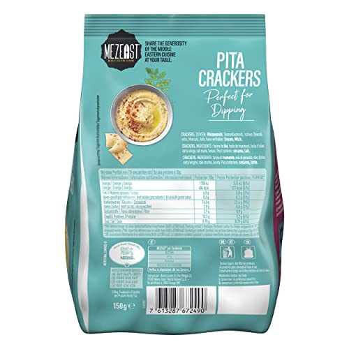 MEZEAST MIDDLE EASTERN CUISINE PITA CRACKERS