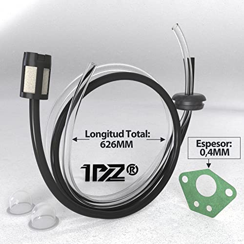 Miniatura 4 de 1pz C15-T01 Kit De Carburador 15mm Para Motor De Desbrozadora De 52 Cc 49 Cc 47cc 43 Cc 2 Tiempos, Con Bombilla De Imprimación, Junta, Filtro Gasolina