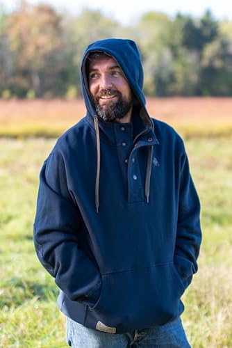 Image of Legendary Whitetails Mens Quarter Zip Hoodie Heavyweight Hooded Sweatshirt