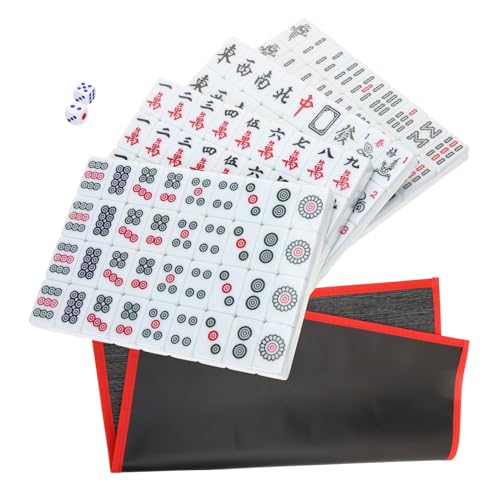 Set mini portátil Mahjong con bolsa para camping miniatura 1