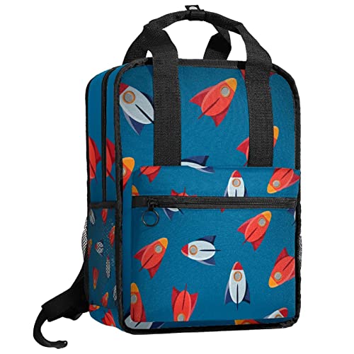 Sac à dos pour garçon cartable pour fille rouge à bretelles réglables taille unique