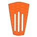 Leapiture 3 Pcs Surfboard Traction Pad Surfboard Tail Pocket Surfing Pad Surf Deck Mat Skimboard Accessories for Surf Instructors Surfboard Shapers (Orange)